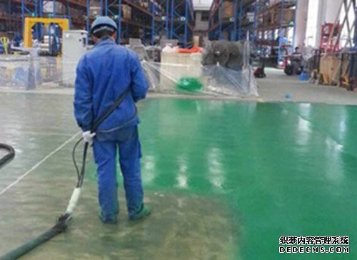 聚脲地坪實現耐磨防腐使用哪種型號的設備(圖2) 地坪聚脲噴涂