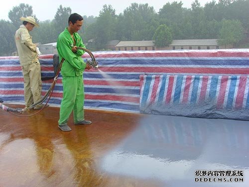 氣動聚脲噴涂機(圖2) 高鐵橋面聚脲防水噴涂