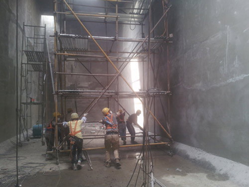 哪里有噴聚脲的施工隊(圖1) 噴聚脲防腐案例