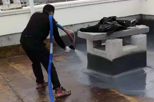樓頂防水機械 噴涂聚脲防水(圖3) 樓頂防水機械噴涂聚脲防水案例