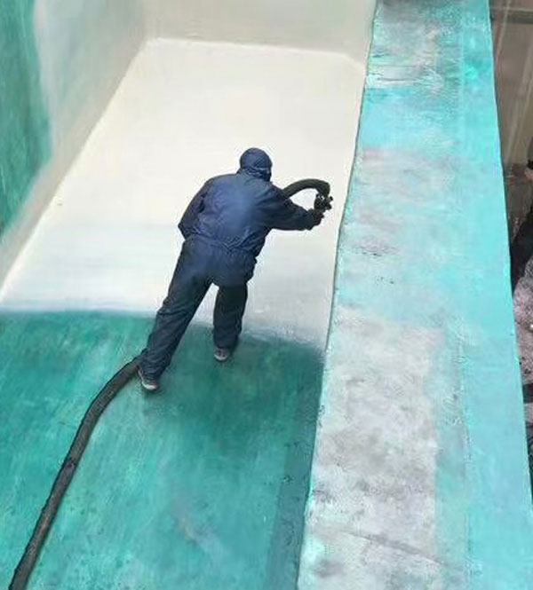 工業污水池防腐噴涂聚脲案例