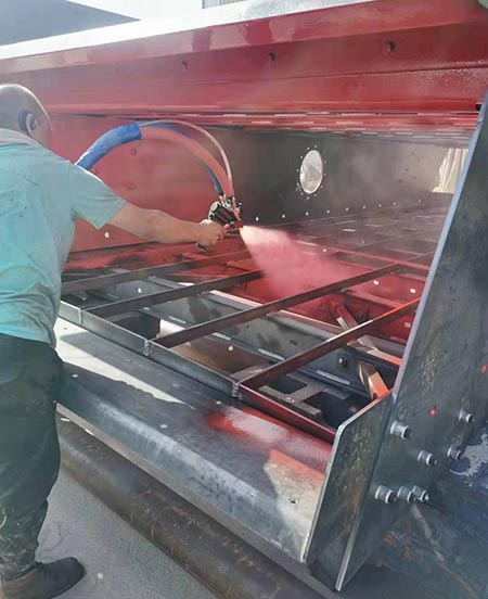 選礦機耐磨聚脲涂料案例